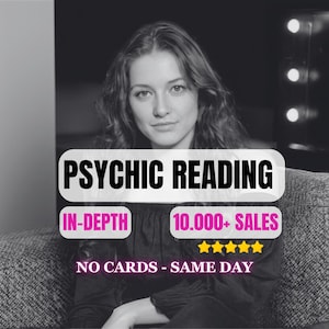 Psychic Reading, No Cards Future Insights, Same Day, Medium Reading, Spiritual Guidance
