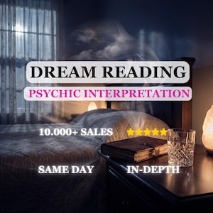 Dream Interpretation, Psychic Dream Reading, Very Detailed, Same Day image 1