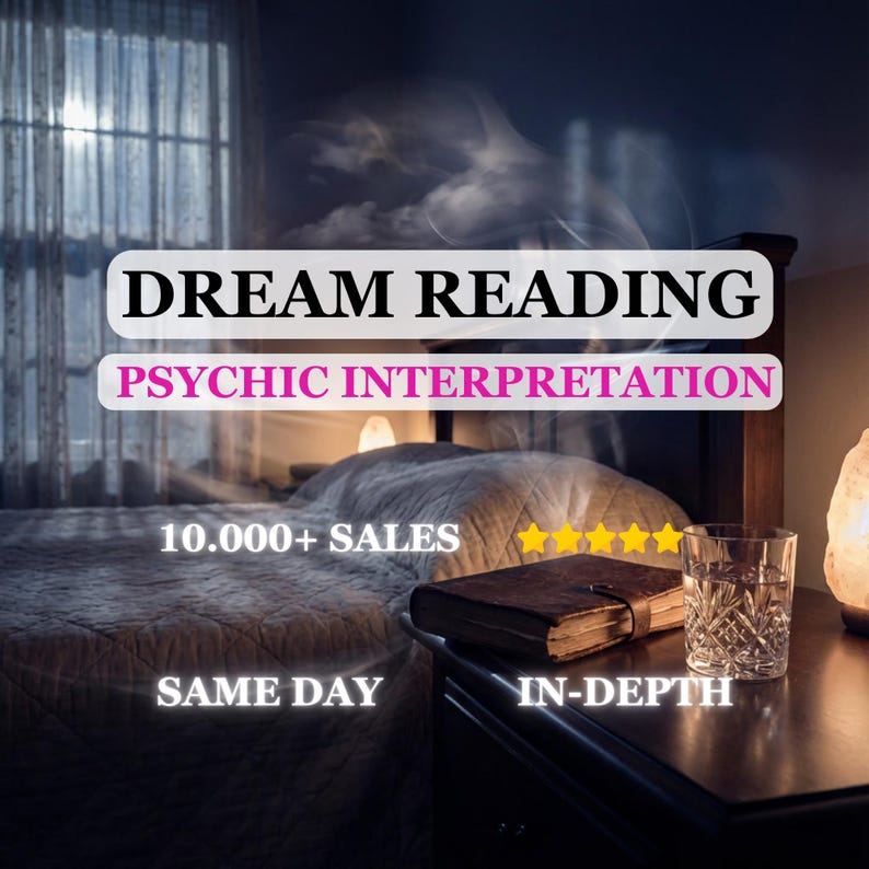 Dream Interpretation, Psychic Dream Reading, Very Detailed, Same Day image 1