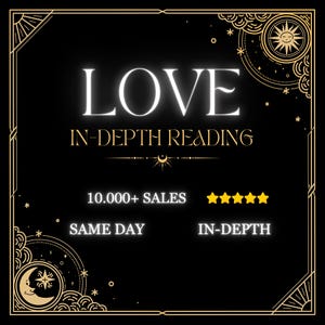 Lettura d'amore approfondita, Tarocchi dell'amore psichico, Controllo dell'armonia di coppia, Lettura di matrimonio/relazione, in giornata