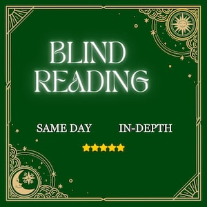 Blind Psychic Reading, Am selben Tag, Direkte Einsicht, Hellsehen, Keine Karten & Keine Werkzeuge