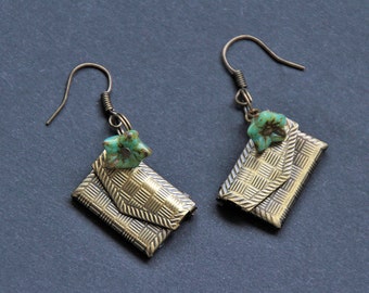 Boucles d'oreille "you have a message"