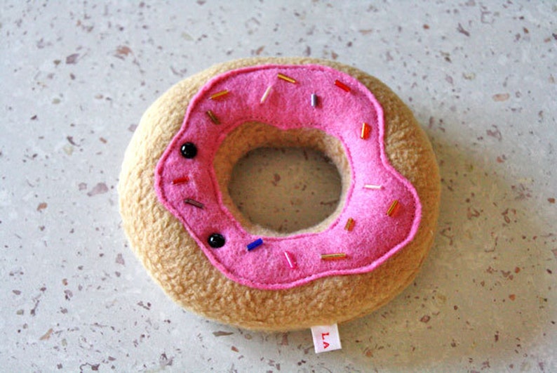 Peluche donut cute kawaii nourriture gateau miam polaire image 4