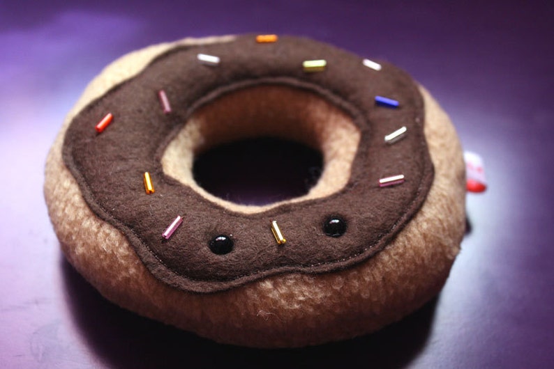 Peluche donut cute kawaii nourriture gateau miam polaire image 3