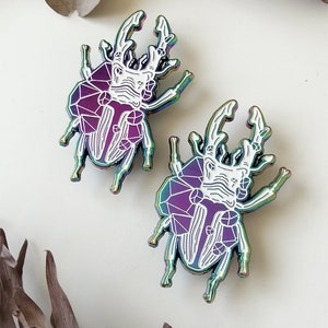 Crystal beetle pin image 1