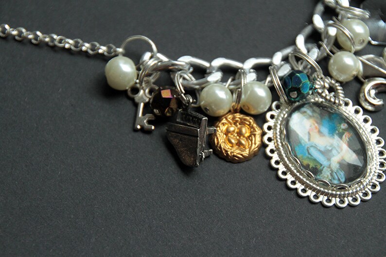 Collier médaillon romantique reine France Etsy France