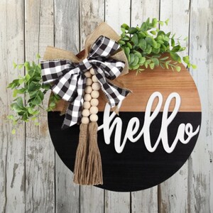 Howe Sweet Home 18&quot; Wall/Door Sign, Spring Door Sign, Door sign, Pink Door Sign, Welcome Sign, Happy Spring, Door Hanger, Wooden Door Hanger