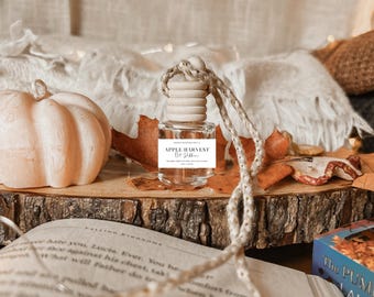 Diffusore per auto in vetro "Mela Raccolto", Diffusore per auto, Diffusore, Aromaterapia, Oli essenziali, Profumi autunnali, Diffusori, Accessori per auto, Boho