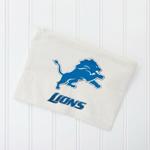 Detroit Lions Makep Tasche, Makeup Tasche, Kosmetiktasche, Accessoire Tasche, Taschen, Reisebeutel, Reisetasche, Brauttaschen, Mädchen Tasche, Frauentasche