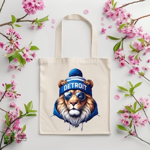 Bolsa de mano Detroit Cool Lions, bolsa de mano, ropa para mamá, carteras, bolsos, bolsos de hombro, regalos para ella, fútbol, fútbol de los Detroit Lions, Detroit