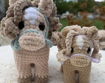 Handmade Crochet Horse Plushie