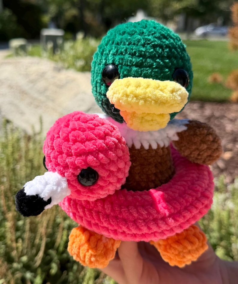 Crochet Duck Plushie zdjęcie 7