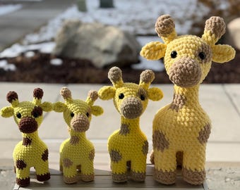 Crocheted Giraffe Plushie
