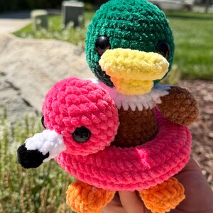 Crochet Duck Plushie zdjęcie 5