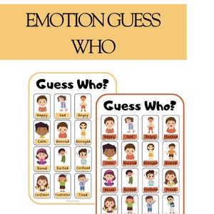 Emotie, raad eens wie?
