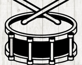Drum Svg | Music Instrument Svg Design | Percussion Svg | Digital Download For Cricut And Silhouette