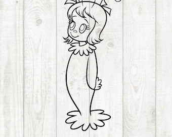 Cindy Lou Who SVG DXF PNG Digital File Cut File Clipart