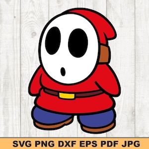 Puede incluir: Un personaje de dibujos animados rojo y blanco con una máscara y una capa roja. El personaje tiene una máscara grande y blanca con dos ojos negros y una pequeña boca abierta. El personaje lleva una capa roja con un cinturón marrón. El personaje está de pie sobre un fondo de madera blanca.