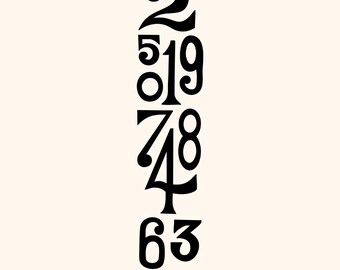 Whimsical Number Svg | Playful Digits Svg Design | Cute Number Set Svg | Digital Download For Cricut And Silhouette