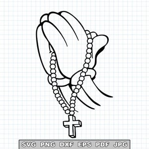 SVG de mão de rato em oração | Ilustração fofa de animal em SVG | Design de mãos em oração em SVG | Download digital para Cricut e Silhouette
