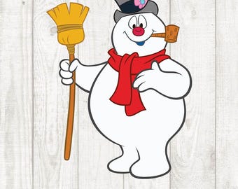 Frosty Digital File SVG DXF PNG File