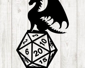 Tabletop Würfeln | Rollenspiel Würfel SVG Design | Fantasie Würfeln | Digitaler Download für Cricut und Silhouette