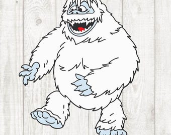 Abominale Snowman Digital File SVG DXF PNG File