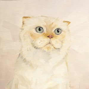 Dipinto a olio originale di gatto unico nel suo genere del ritrattista britannico j Payne