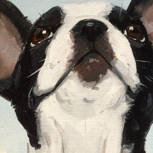 French bulldog Original oil painting pet portrait by UK artist j Payne image 3