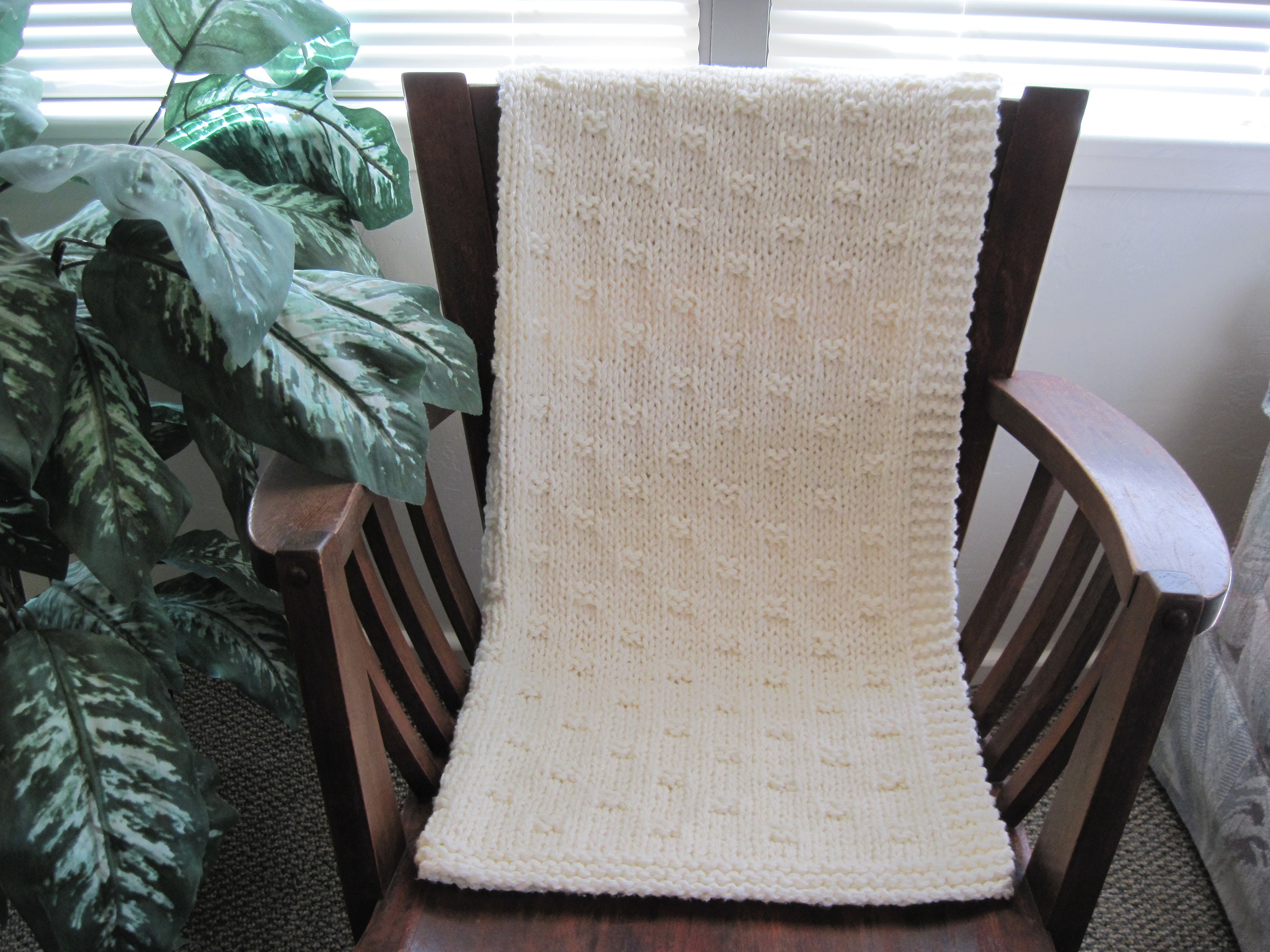 Teddy blanket off white