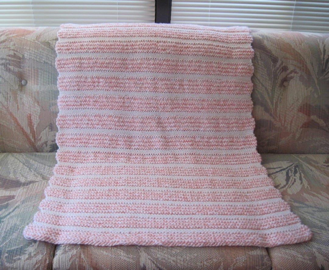 White Blanket- Rock a Bye Pink main image 1