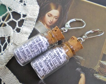Jane Eyre in a Jar Earrings