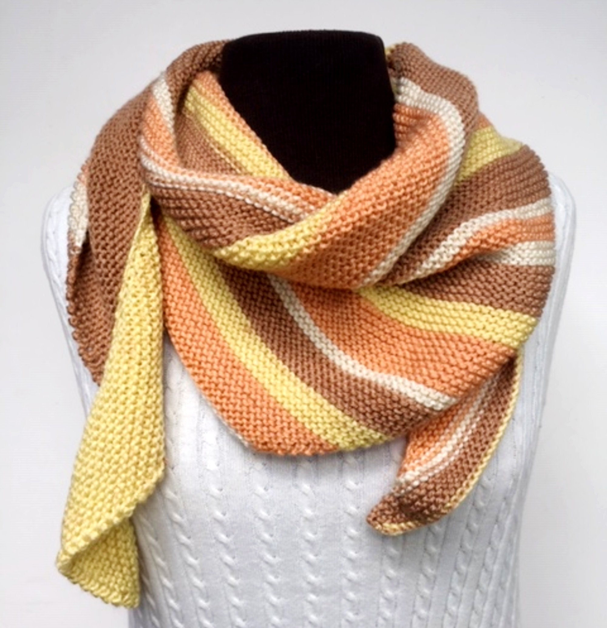 Asymmetrical "Mercury" Scarf