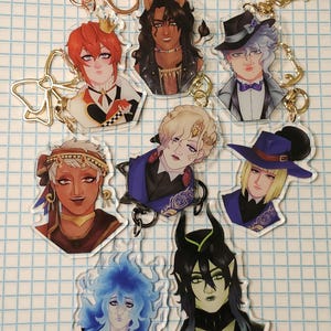 Twisted Wonderland Dorm Uniform Acrylic Charms