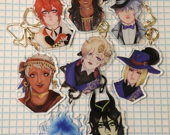 Twisted Wonderland Dorm Uniform Acrylic Charms