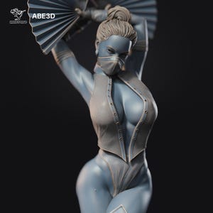 Kita Fanart 3D Print Collectible Resin Statue, Pin Up Figure, Collectible, SFW, NSFW