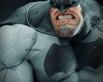 Fat Bat Painted Fanart 3D Printed Resin Miniature Statue Figure Collectible - Unique Collectible, scale 1/10