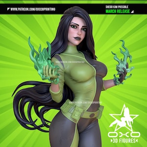 Sarcastic Villainess Collectible Statue Figure - 3D Resin Model Kit Hand-Painted NSFW - Animated Pinup