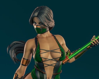 Estatua de resina coleccionable con impresión 3D de Jade Fanart, figura pin-up, SFW, NSFW