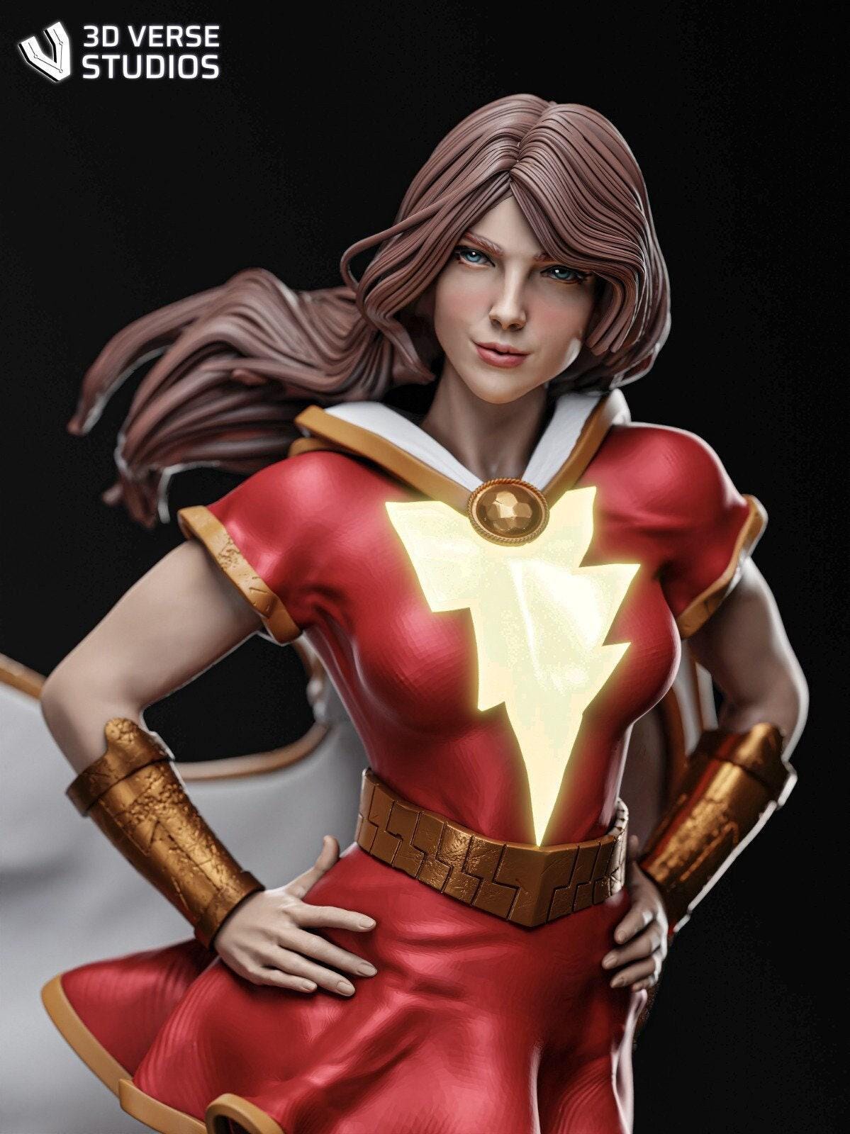 Female Wizard Warrior Fanart 3D Printed Collectible Statue, Resin Figure, Resin Print