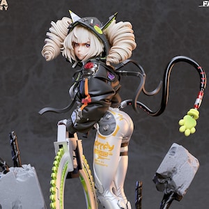 Shiro Riding Adventure: Collectible Fanart Action Figure - 3D Printed Miniature, 22cm, Scale 1\8