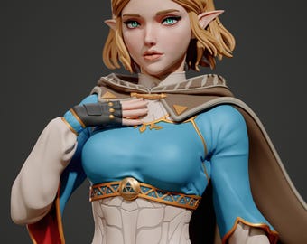 Princess Ze Collectible Resin Statue: Hand-Painted Legend of Ze Memorabilia
