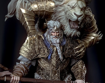 Chieftain of the Barrens Unpainted Garage Kit, 3D Resin Model Kit, 1:6 Scale Figure