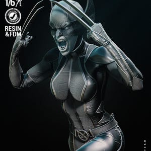 X23 3d print Collectible Miniature statue figure gift idea for man woman painter painted