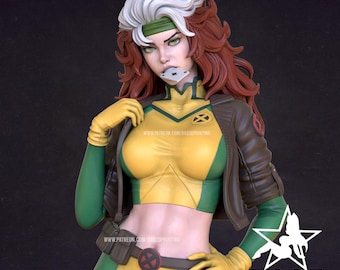 Girl with Card 3D Printed Statue - painted Collectible Miniature Figure - Unique NSFW Gift Idea for Fans