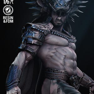Sea King 3d print Collectible Miniature statue figure gift idea for man woman painter painted