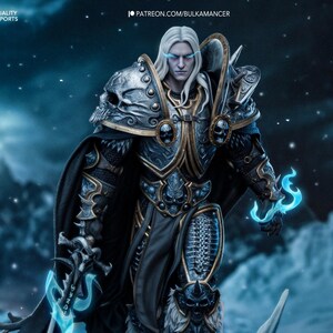 Fallen Prince Hand Painted 3D Printed Collectible Statue - Unique Home Decor Gift - Detailed - Scale 1/10