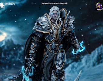 Fallen Prince Hand Painted 3D Printed Collectible Statue - Unique Home Decor Gift - Detailed - Scale 1/10