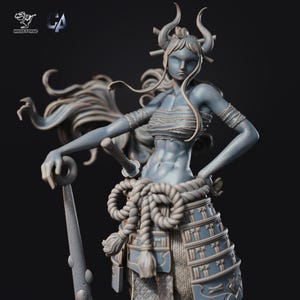 Maul Girl Fanart: 3D-Printed Collectible Figure - Detailed, High-Quality, Perfect for Collectors and Enthusiasts
