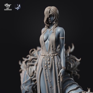 Marika 3D-print Elden Ring Fanart 3D-geprint collectible standbeeldminiatuur
